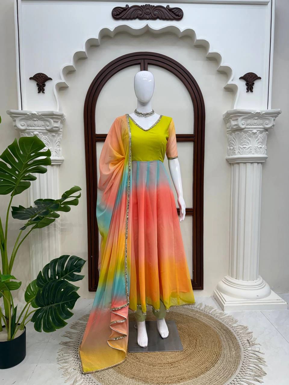 Elegant 3-Piece Anarkali set