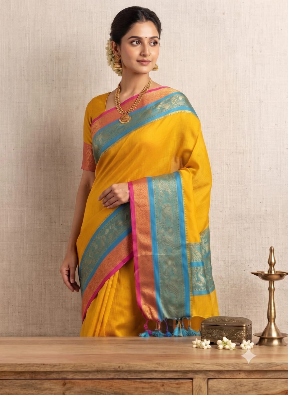 MUL COTTON saree