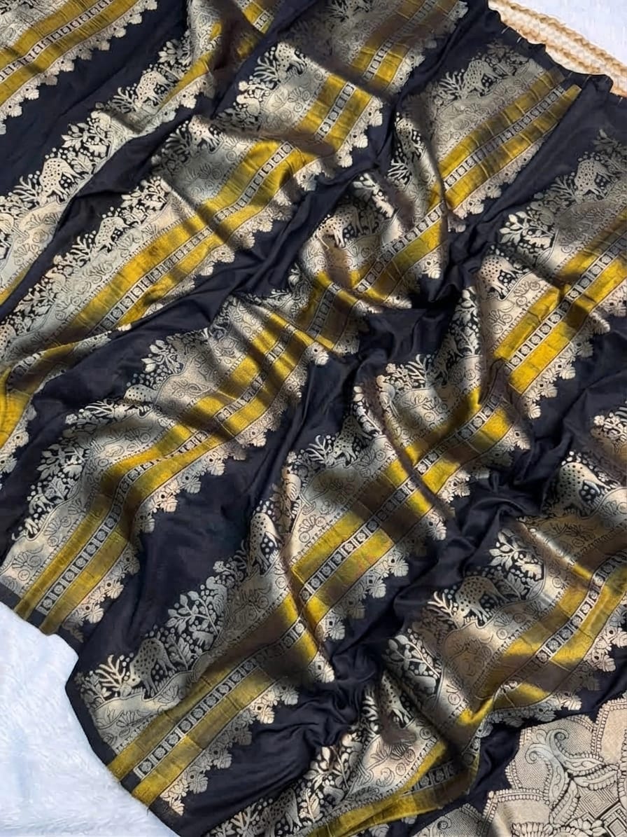 Zari Woven Saree with Blouse  Sri Lakshmi Narayana Silks