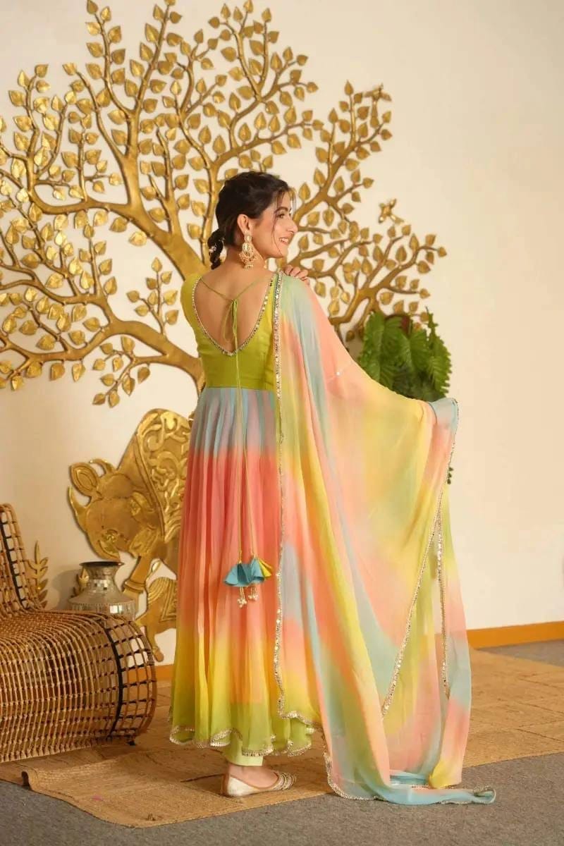 Elegant 3-Piece Anarkali set