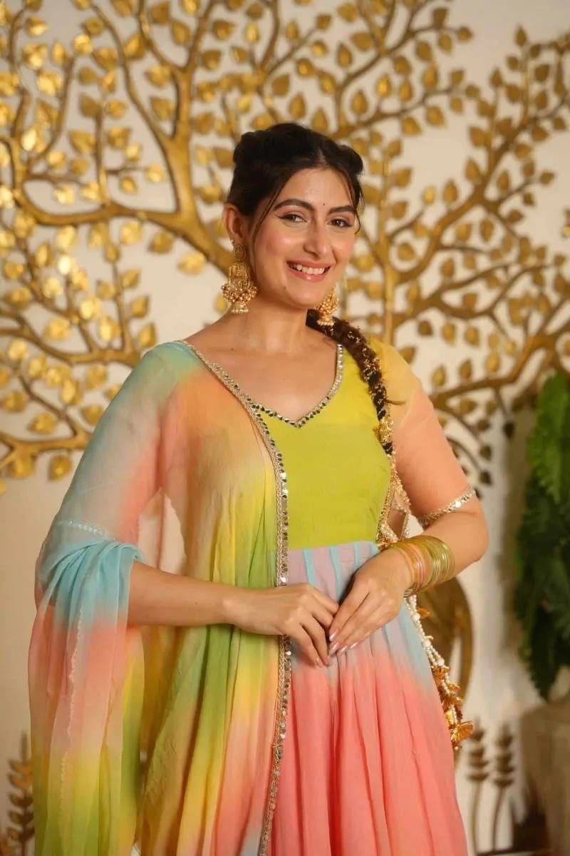 Elegant 3-Piece Anarkali set