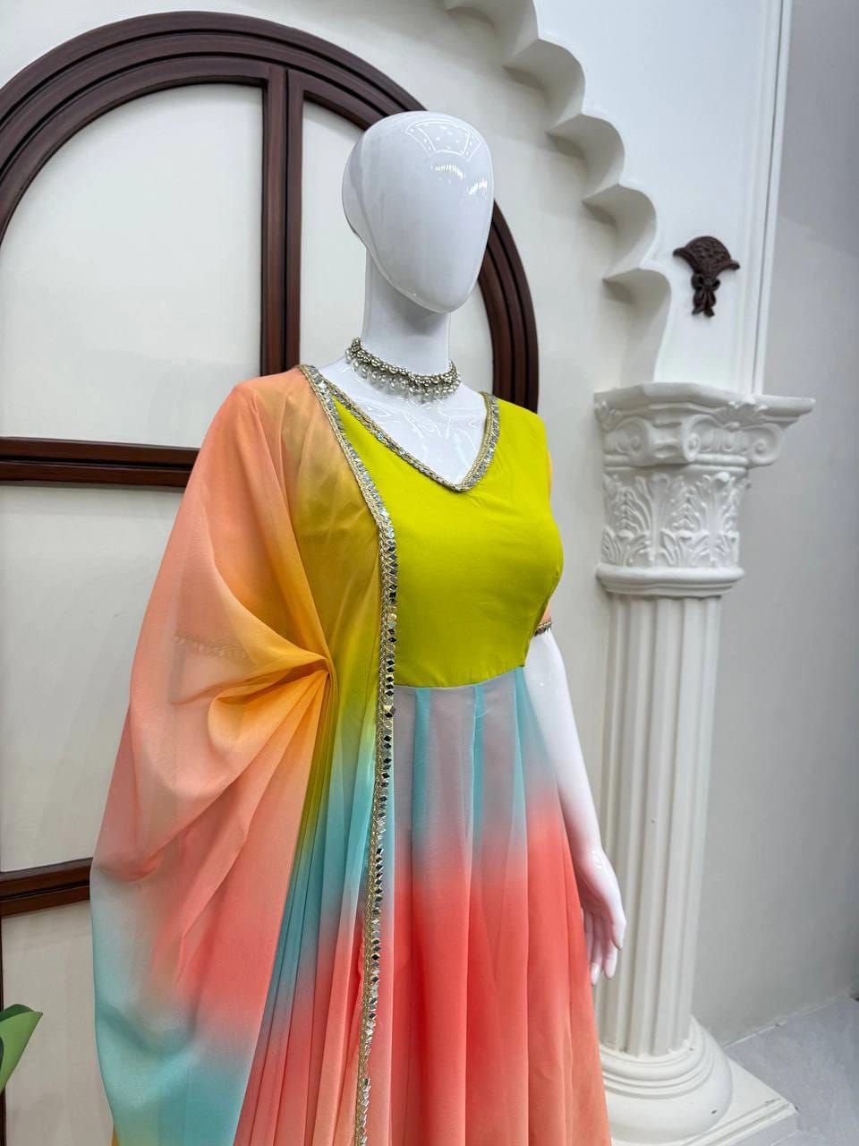 Elegant 3-Piece Anarkali set
