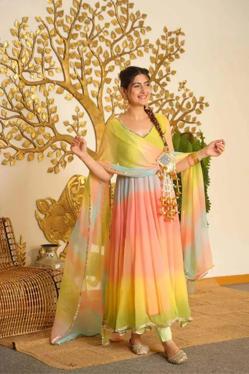 Elegant 3-Piece Anarkali set