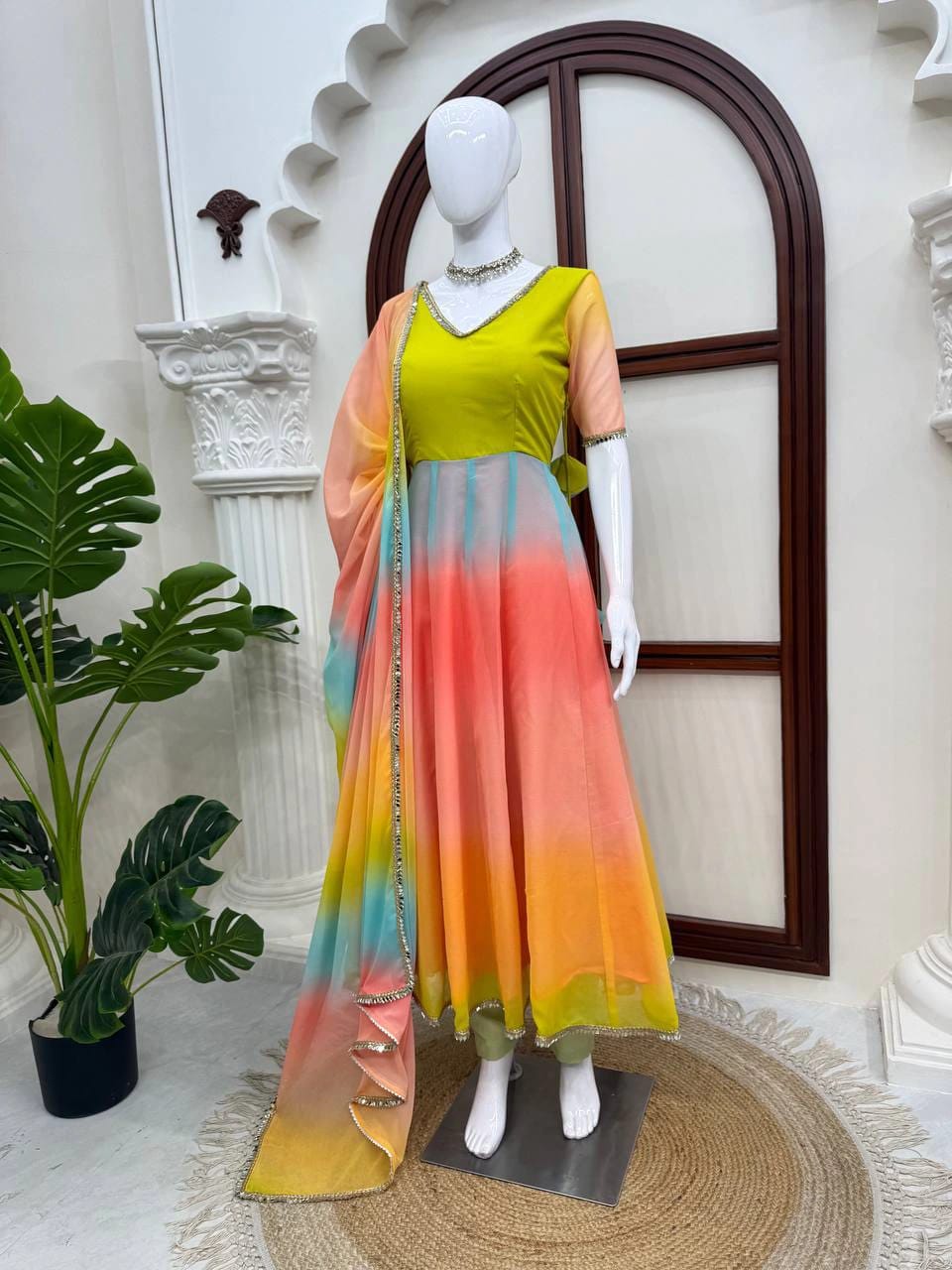 Elegant 3-Piece Anarkali set