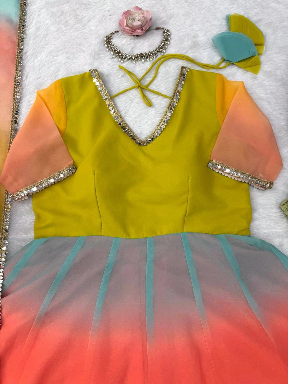 Elegant 3-Piece Anarkali set
