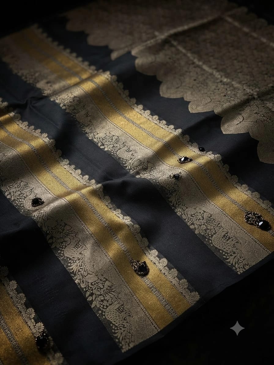 Zari Woven Saree with Blouse  Sri Lakshmi Narayana Silks