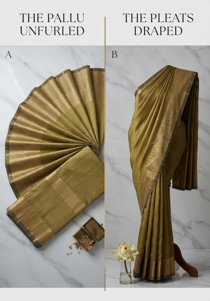 Tissue Saree with Blouse
