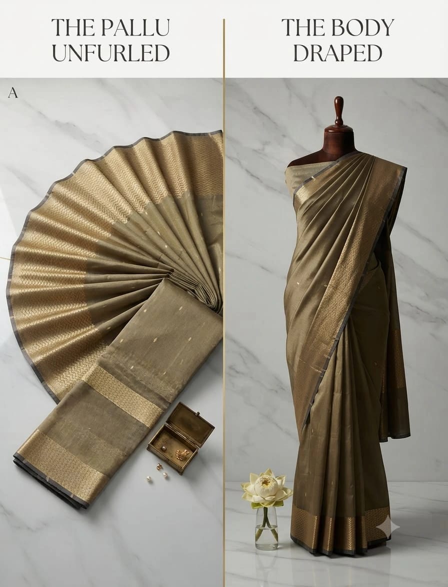 Tissue Saree with Blouse