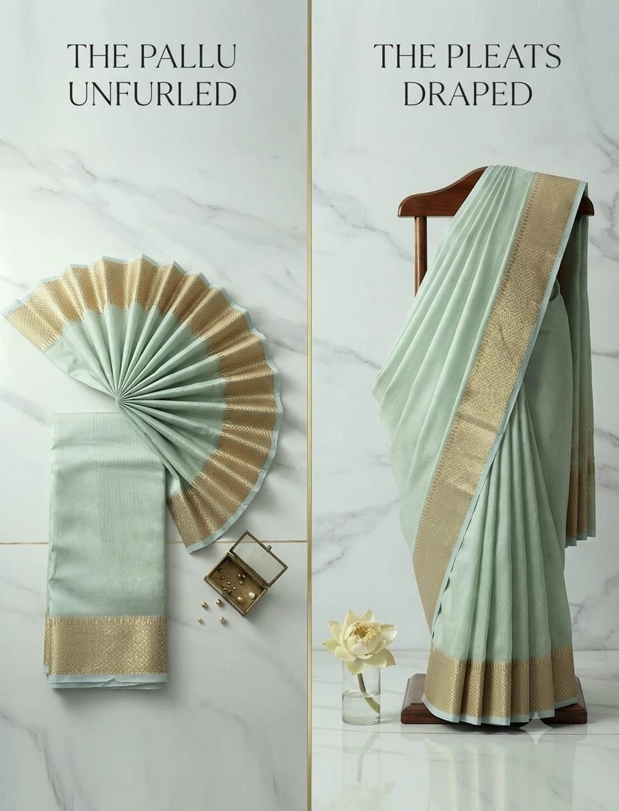 Tissue Saree with Blouse