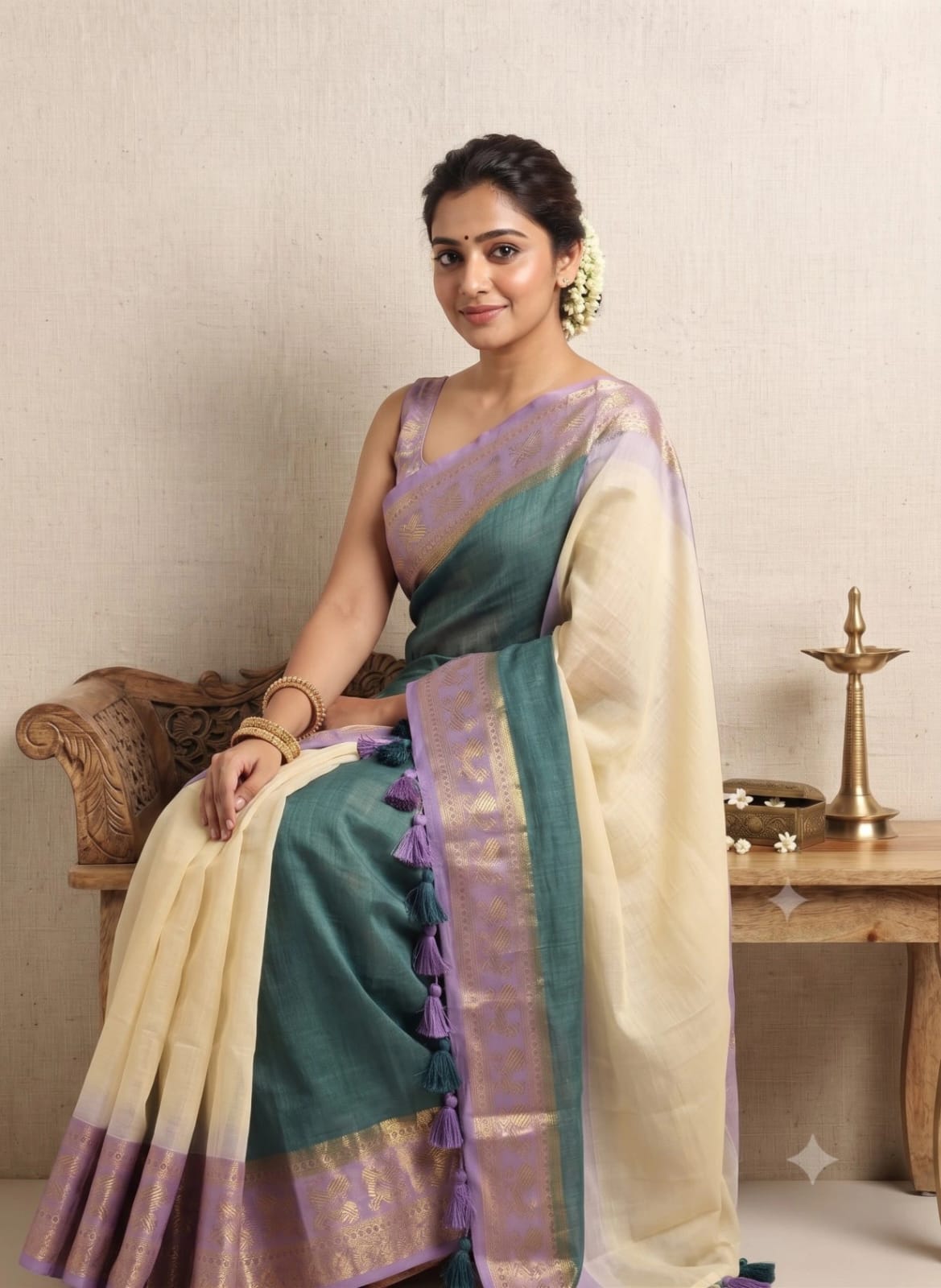 MUL COTTON saree