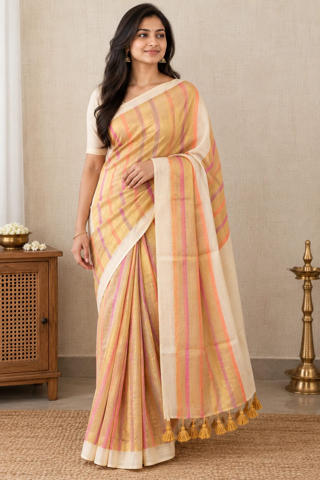MUL COTTON saree