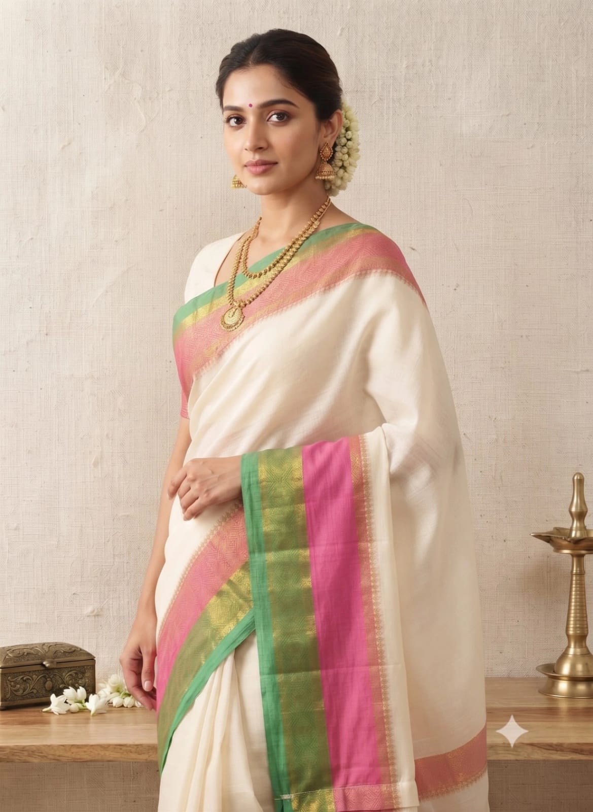 MUL COTTON saree
