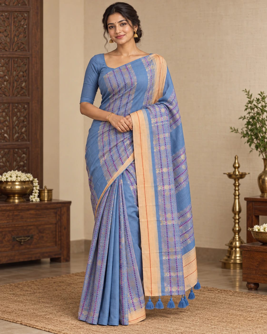MUL COTTON saree