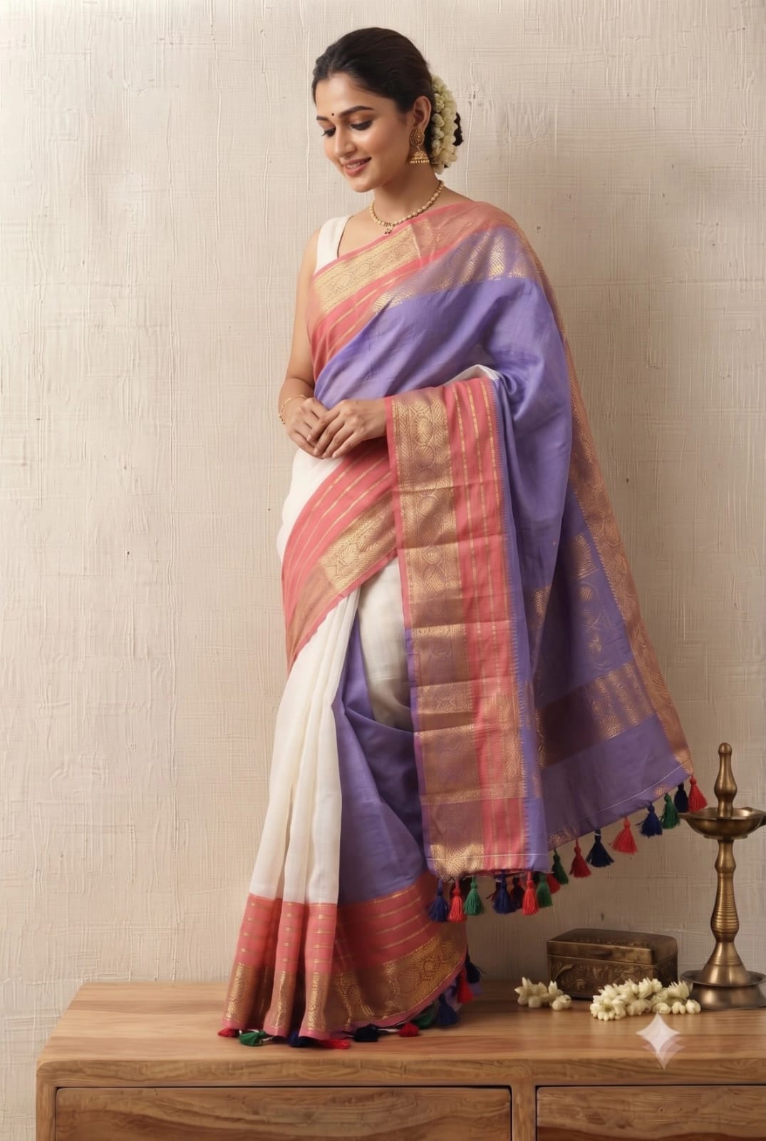 MUL COTTON saree