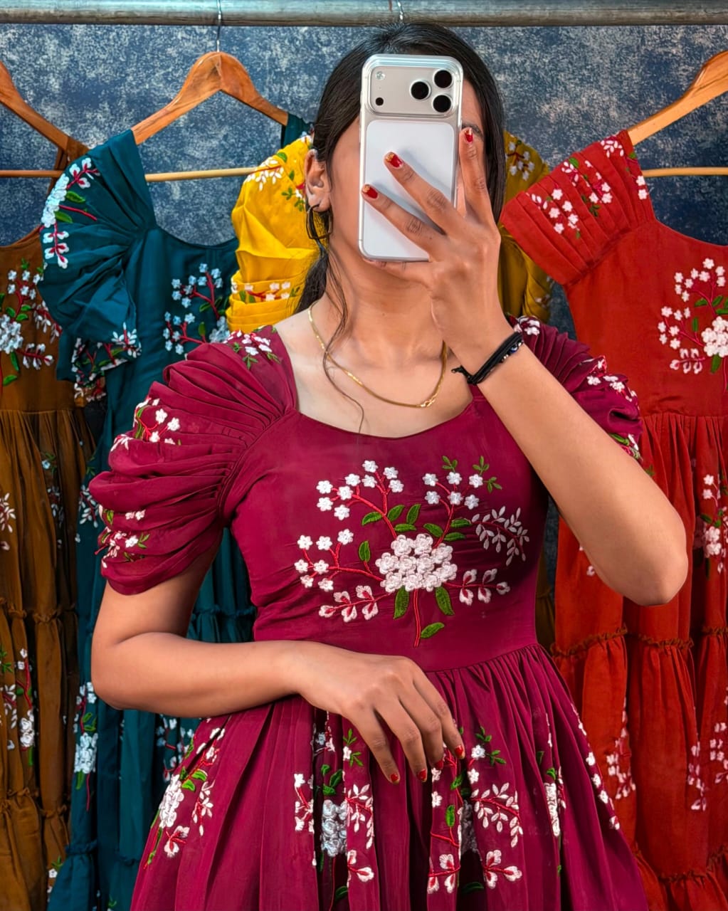 Premium Embroidery Midi